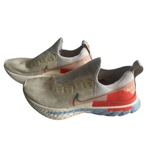 Nike React Phantom Run Flyknit 2 Women's 8 Sail Crimson CU0430-001 Running Shoes